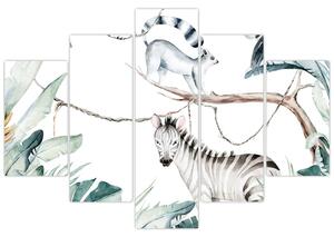 Slika - Eksotične živali (150x105 cm)