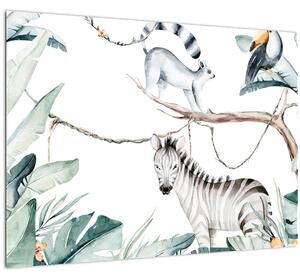 Slika - Eksotične živali (70x50 cm)