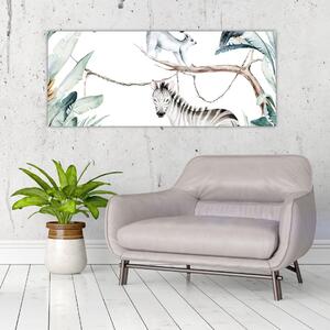 Slika - Eksotične živali (120x50 cm)