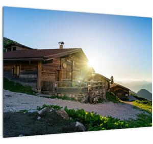 Slika - Jutro v Alpah, Tirolska (70x50 cm)