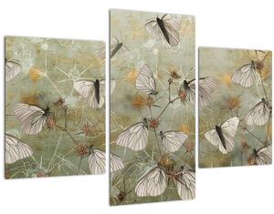 Slika - Vintage metulji (90x60 cm)