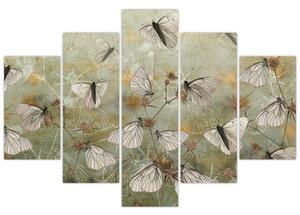 Slika - Vintage metulji (150x105 cm)