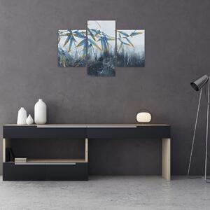 Slika - Bambus na steni (90x60 cm)