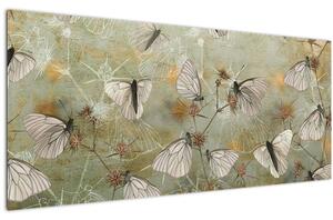 Slika - Vintage metulji (120x50 cm)