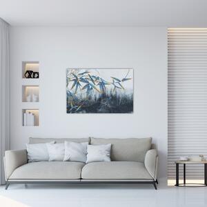 Slika - Bambus na steni (90x60 cm)