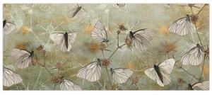 Slika - Vintage metulji (120x50 cm)