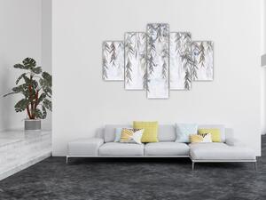 Slika - Vrbove vejice z metulji (150x105 cm)