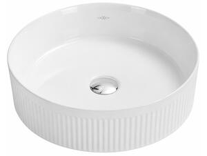 Mexen Grovo naborna umivaonik s urezanom površinom 35 x 35 cm, bijela - 22303500