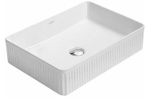 Mexen Grovo rebrasta nadgradna umivaonik 50 x 34 cm, bijela - 22305000
