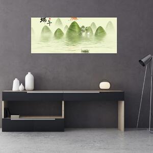 Slika - Dolina Zelenih gora (120x50 cm)