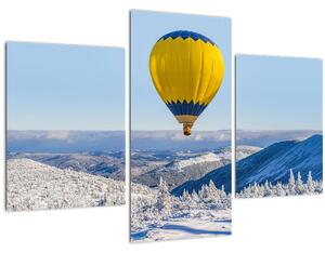 Slika - Let nad zimsko pokrajino (90x60 cm)