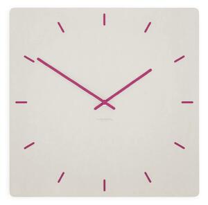 Zidni sat Luxhora Pura Square White 11 boja