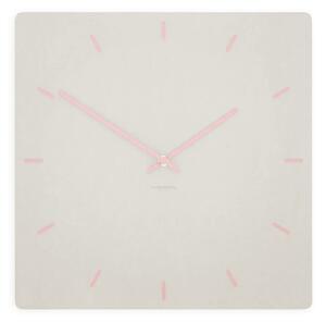 Zidni sat Luxhora Pura Square White 11 boja