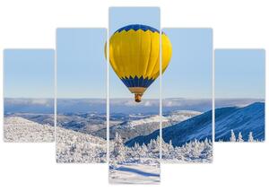 Slika - Let nad zimsko pokrajino (150x105 cm)