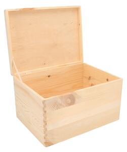 AtmoWood Drvena kutija s poklopcem 40 x 30 x 24 cm bez ručke