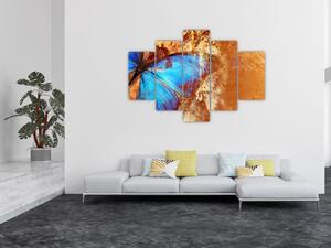 Slika - modri metulj (150x105 cm)