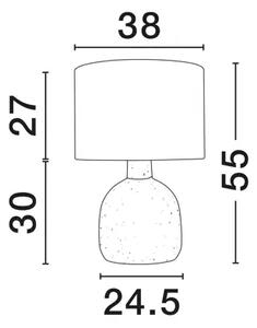SEPARE STOLNA LAMPA SMEĐA LED E27 1x12Watt 100-240Volt IP20 Bulb NL9001061