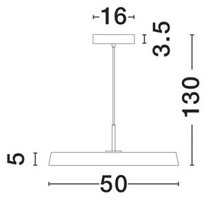 VETRO VISILICA LED/3000K/37W/4275Lm/BIJELA NL910621