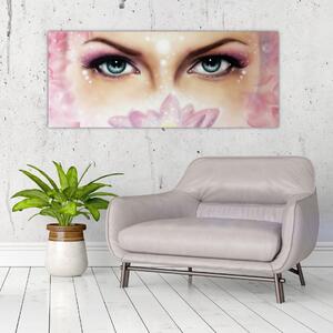 Slika - Očarljive oči (120x50 cm)