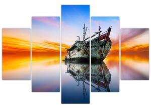 Slika - Zora nad brodolomcem (150x105 cm)