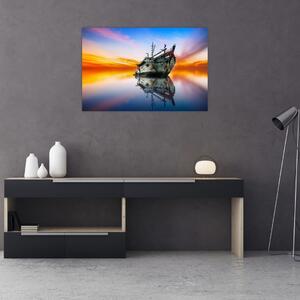 Slika - Zora nad brodolomcem (90x60 cm)