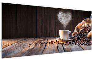 Slika - Čas za kavo (120x50 cm)