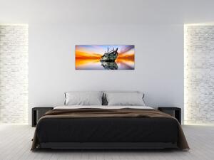 Slika - Zora nad brodolomcem (120x50 cm)