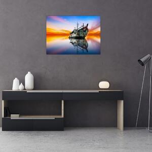 Slika - Zora nad brodolomcem (70x50 cm)