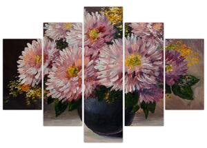 Slika - Oljna slika, Rože v vazi (150x105 cm)