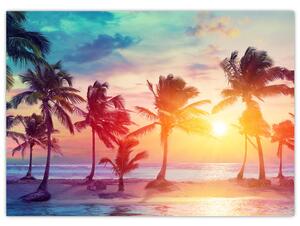 Slika - Tropski sončni zahod (70x50 cm)