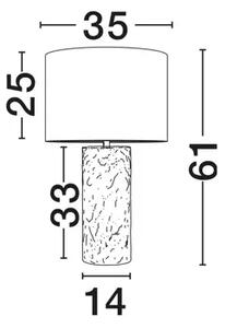 NORR STOLNA LAMPA CRNA LED E27 1x12Watt 100-240Volt IP20 Bulb NL9001064