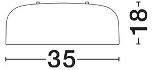 PERLETO PLAFONSKA SVJETILJKA E27 IP20/MATT CRNA NL826809