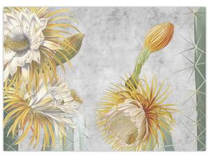 Slika - Cvetoči kaktusi (70x50 cm)