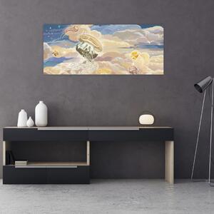 Slika - Nebeška meduza (120x50 cm)