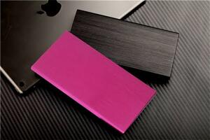 USB 2x PowerBank 20000Mah + LED svjetiljka tanka crna