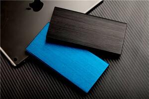 USB 2x PowerBank 20000Mah + LED svjetiljka tanka crna
