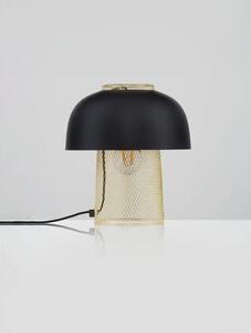 SQUBE STOLNA LAMPA E27/12W/CRNO - ZLATNA NL9001085