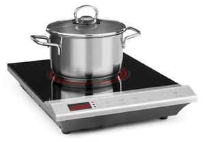 Klarstein Mistercook, ploča za kuhanje, infracrvena, 2000 W, 90 - 650 °C, timer, srebrna