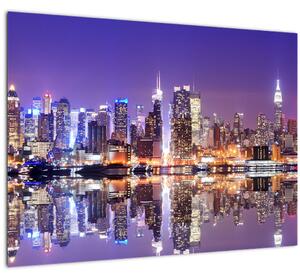 Staklena slika Manhattana (70x50 cm)