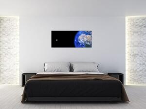 Slika Mjeseca i Zemlje (120x50 cm)