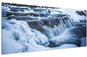 Slika rijeke zimi (120x50 cm)