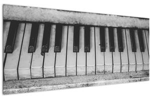 Slika starog klavira (120x50 cm)