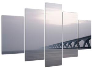 Slika mosta u magli (150x105 cm)