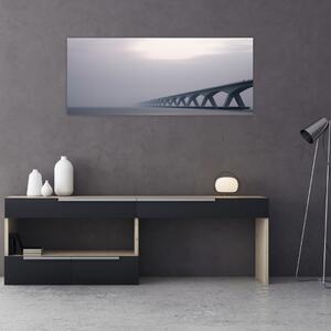 Slika mosta u magli (120x50 cm)