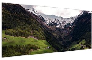 Slika - Dolina pod planinama (120x50 cm)