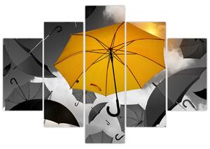 Slika žutog kišobrana (150x105 cm)
