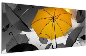 Slika žutog kišobrana (120x50 cm)