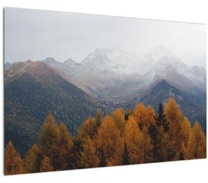 Slika - Pogled na planinske grebene (90x60 cm)