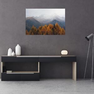 Slika - Pogled na planinske grebene (90x60 cm)