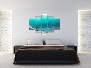 Slika surfera u valovima (150x105 cm)